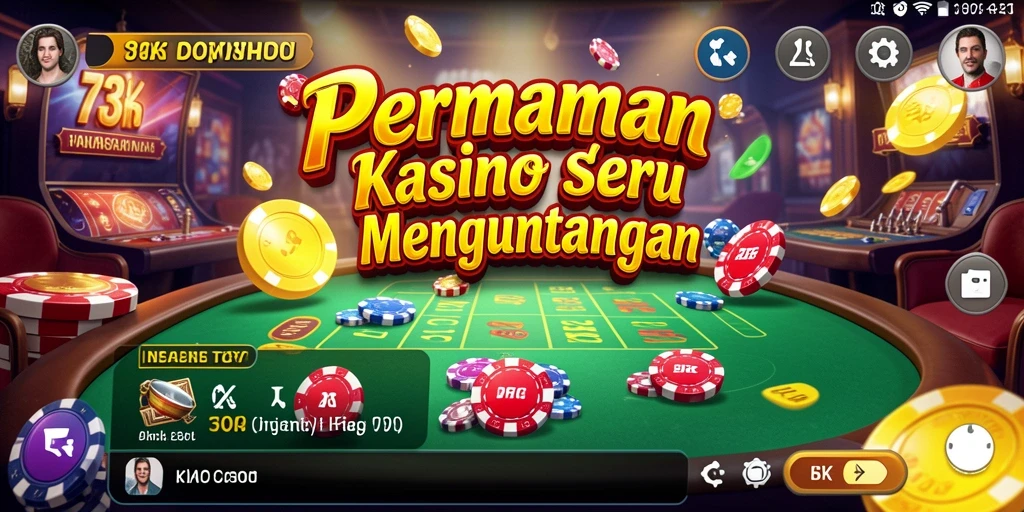 Tampilan gameplay seru dan interaktif dari 73K.