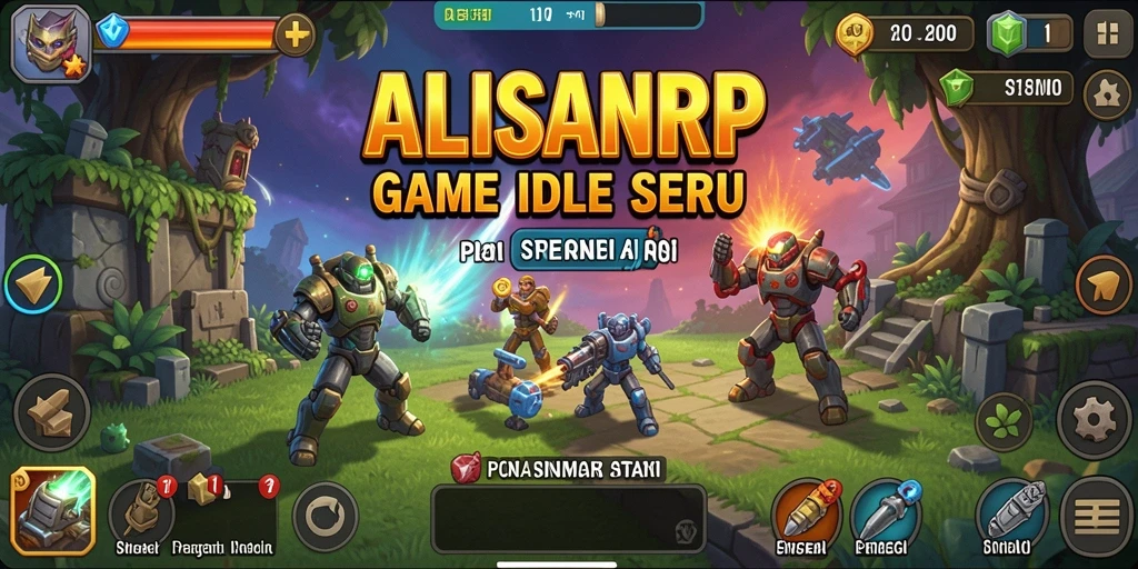 Tampilan gameplay ALISANRP yang menarik dan interaktif.