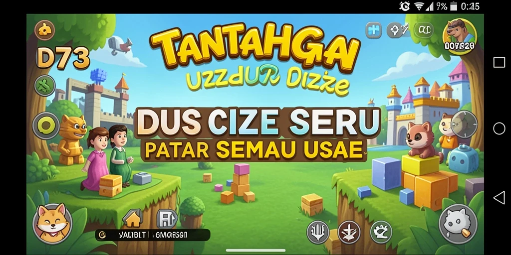 Cuplikan gameplay D73 dengan teka-teki yang menantang dan seru.