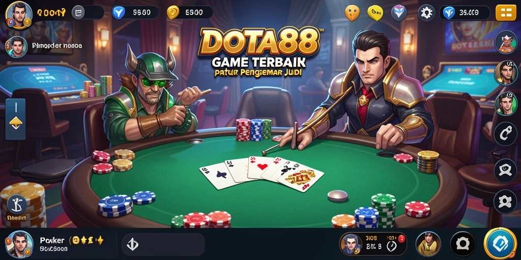 Tampilan gameplay DOTA88 yang menegangkan dan seru.