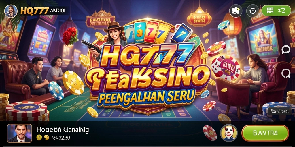 Gameplay seru di HQ777 dengan grafis kasino yang memukau.