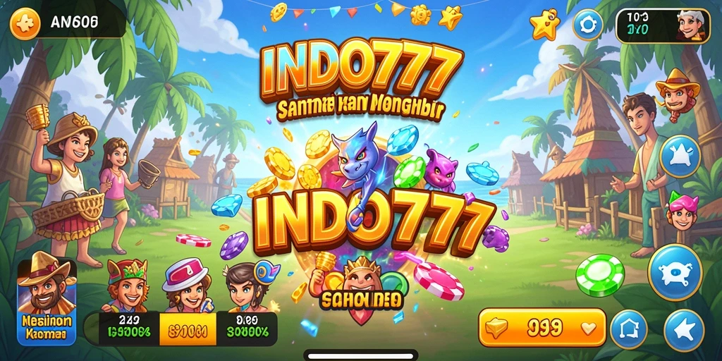 Tampilan gameplay menarik dari INDO777 yang sederhana dan menyenangkan.