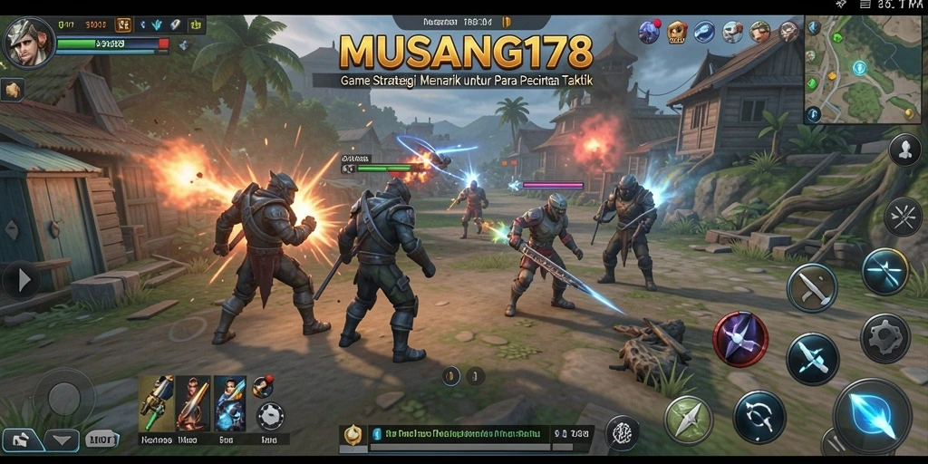 Tampilan gameplay strategi yang mengasyikkan di MUSANG178.
