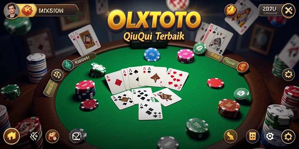Tampilan gameplay OLXTOTO yang menarik dan seru dalam permainan QiuQiu.