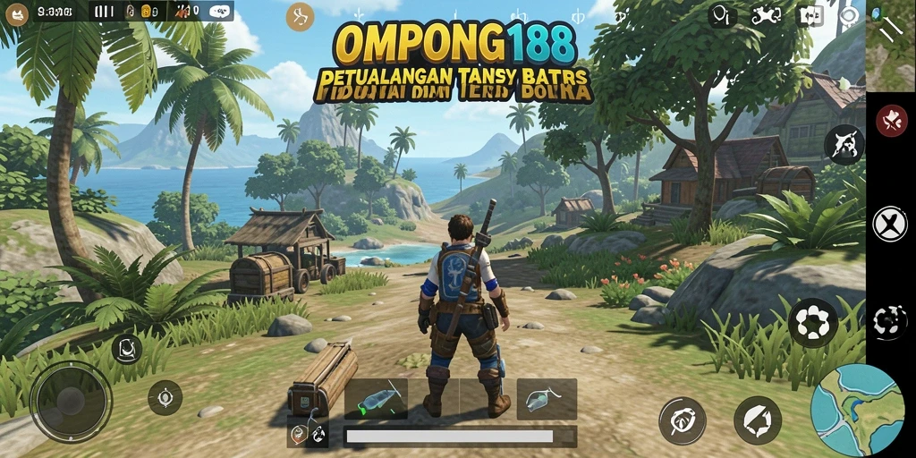 Screenshot OMPONG188 menampilkan gameplay seru di dunia terbuka.