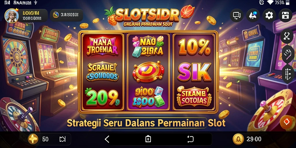 Tampilan gameplay SLOTSIDR yang menegangkan dengan elemen strategi.