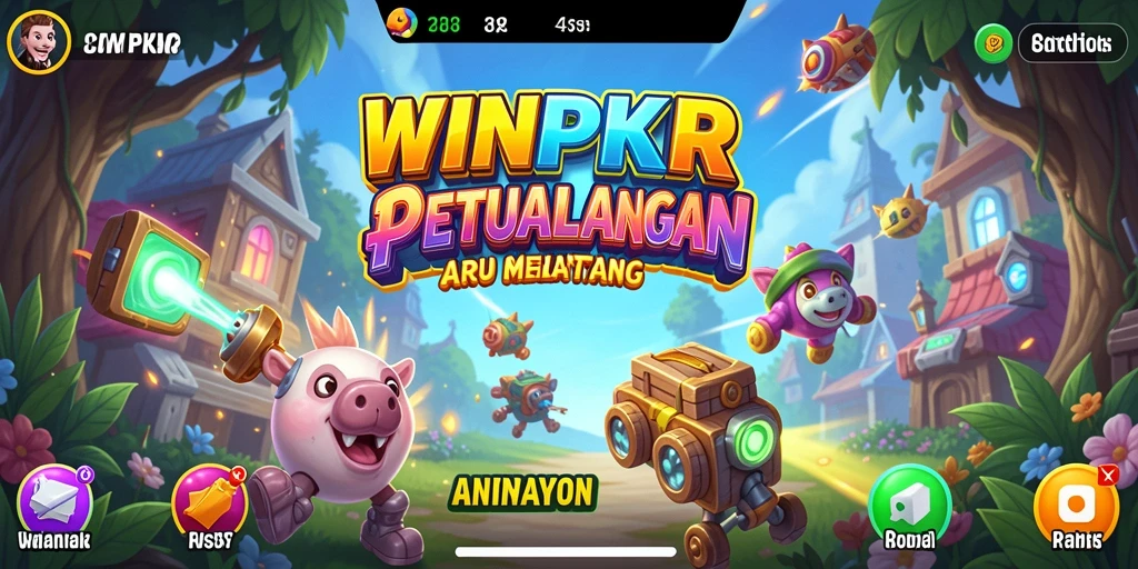Screenshot gameplay <strong>WINPKR</strong> menunjukkan aksi seru dan grafis menawan.